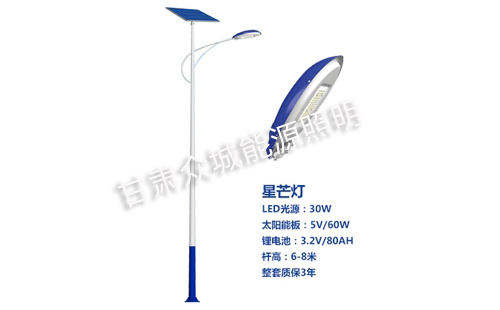 札达太阳能路灯核心技术参数解读